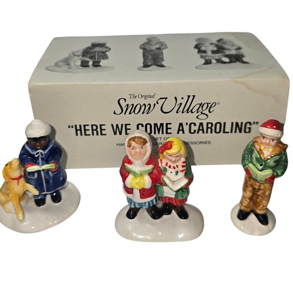 Department 56 Other - Department 56 Original Snow Village HERE WE COME A CAROLING #51616 3-piece set